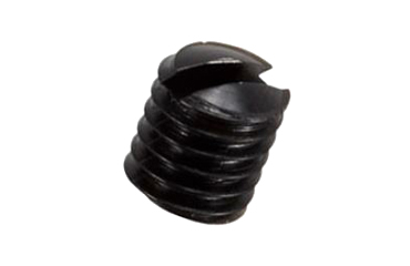 ポリカーボネート(樹脂製) (-) すり割り付き止めねじ(イモネジ)(PCS-0000)(黒色)